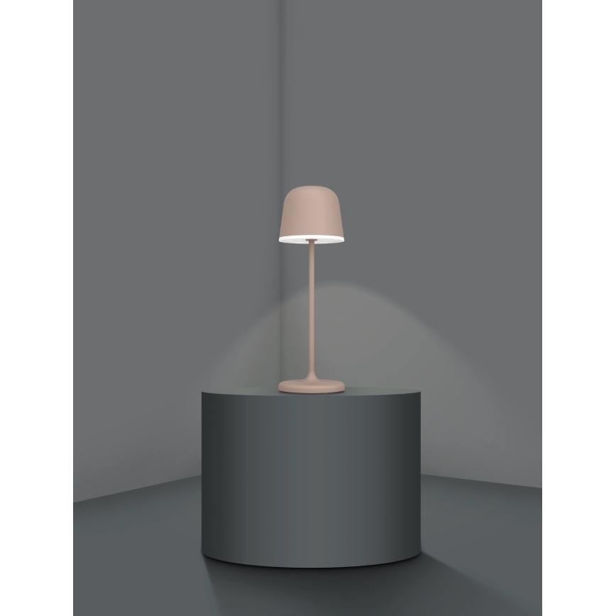 Eglo - LED Zatemnitven zunanji rechargeable svetilka LED/2,2W/5V 1800mAh rjava IP54