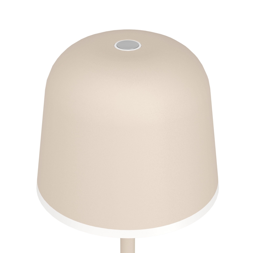 Eglo - LED Zatemnitvena zunanja polnilna svetilka LED/2,2W/5V 1800 mAh bež IP54
