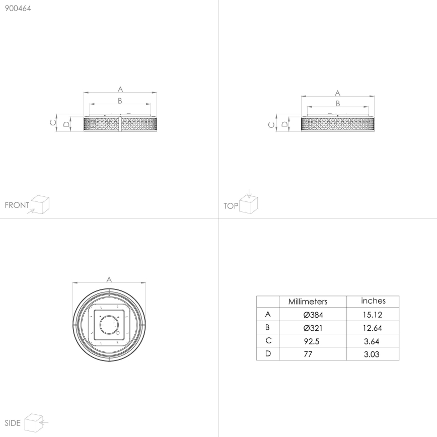 Eglo - LED Stropna svetilka LED/24W/230V