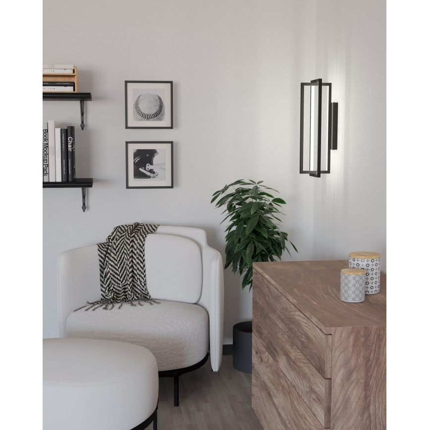 Eglo - LED Zatemnitvena stenska svetilka LED/15,5W/230V + Daljinski upravljalnik