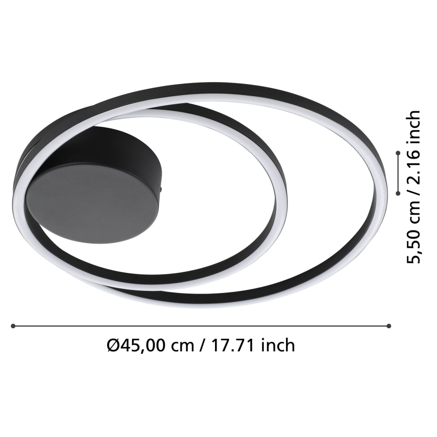 Eglo - LED Stropna svetilka LED/36W/230V