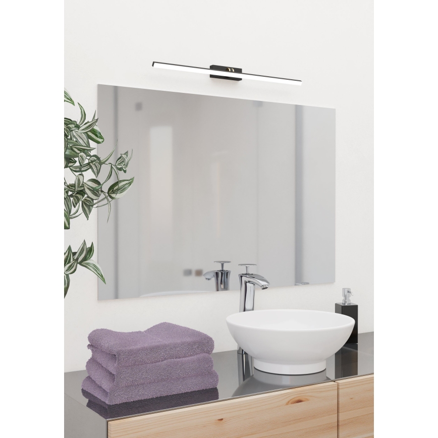 Eglo - LED Kopalniška osvetlitev ogledala LED/5W/230V IP44 črna