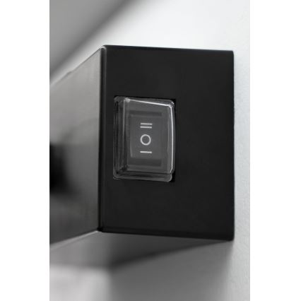 Eglo - LED Kopalniška osvetlitev ogledala LED/5W/230V IP44 črna