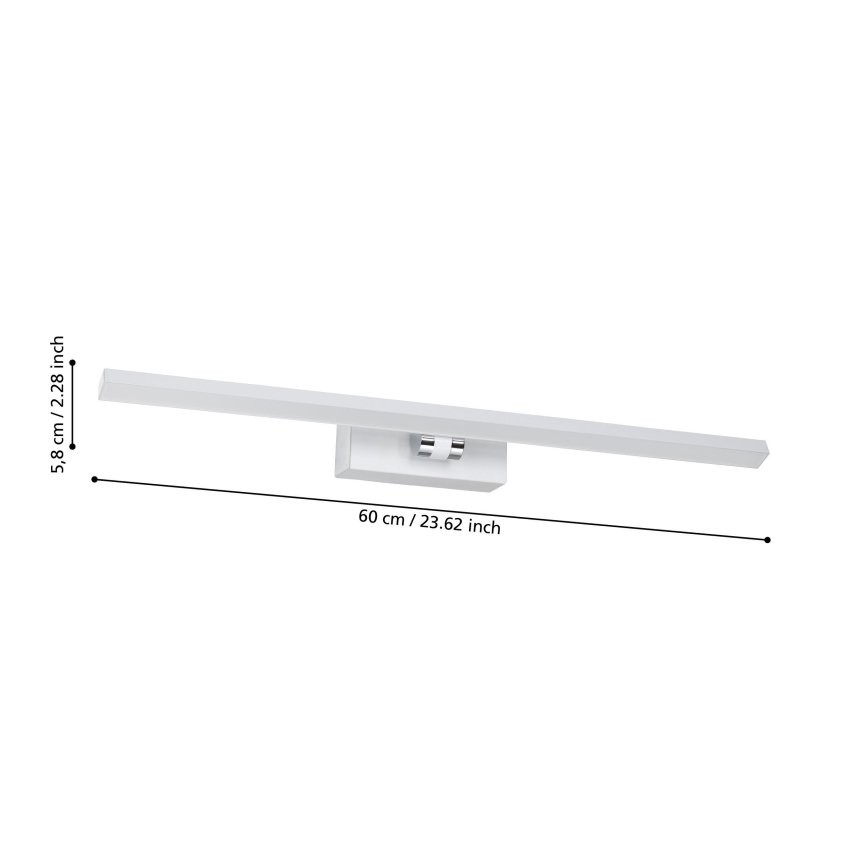 Eglo - LED Kopalniška osvetlitev ogledala LED/5W/230V IP44 bela