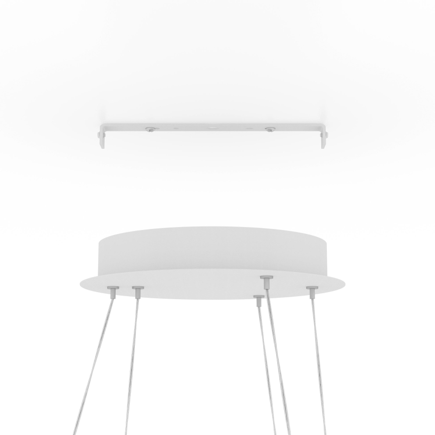 Eglo - LED Zatemnitveni lestenec na vrvici LED/43,2W/230V bela