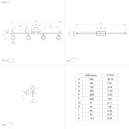 Eglo - LED Reflektor 4xLED/3,2W/230V + 2xLED/3,3W/230V