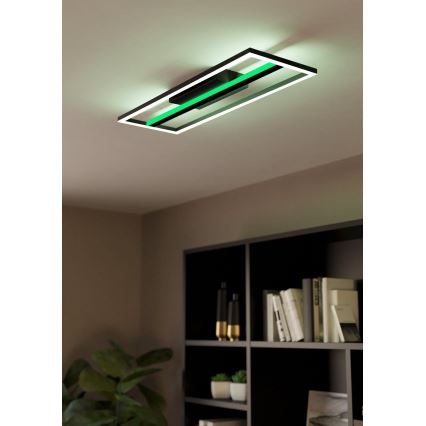 Eglo - LED RGBW Zatemnitvena stropna svetilka LED/21W/230V 3000-6500K