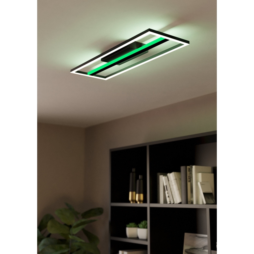 Eglo - LED RGBW Zatemnitvena stropna svetilka LED/21W/230V 3000-6500K