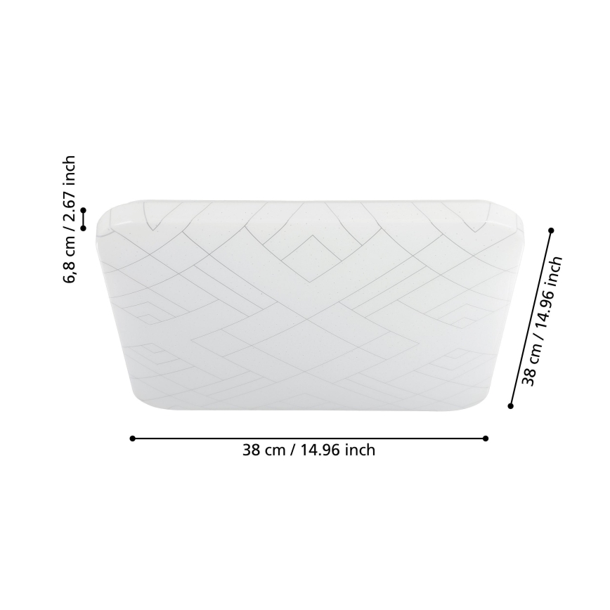 Eglo - LED Stropna svetilka LED/19,5W/230V