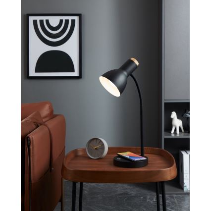 Eglo - LED Zatemnitvena svetilka z brezžičnim polnjenjem LED/5,5W/230V