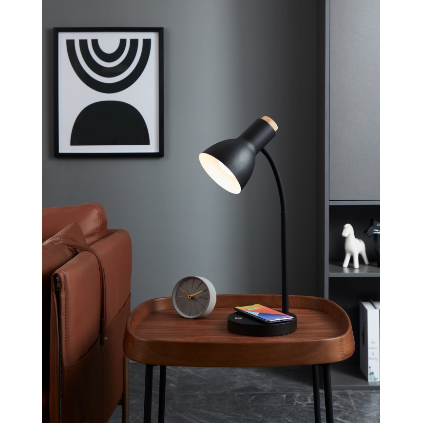 Eglo - LED Zatemnitvena svetilka z brezžičnim polnjenjem LED/5,5W/230V