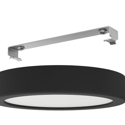Eglo - LED kopalniška stropna svetilka LED/11W/230V IP44, črna, premer 16 cm