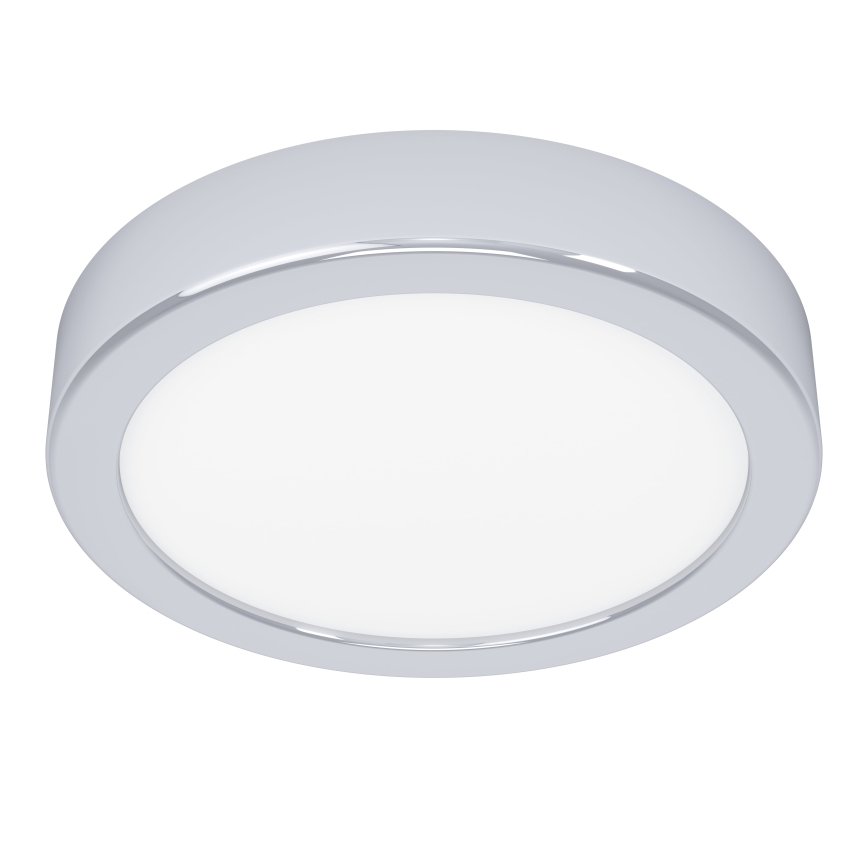 Eglo - LED Kopalniška stropna svetilka LED/11W/230V IP44 sijajni krom