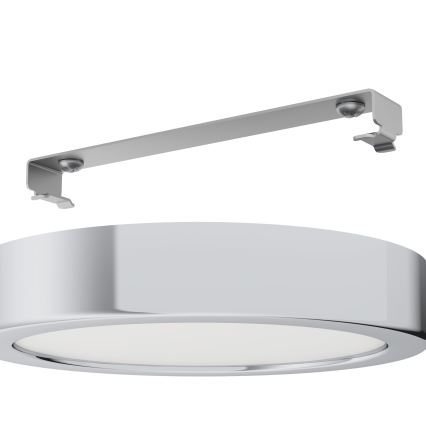 Eglo - LED Kopalniška stropna svetilka LED/11W/230V IP44 sijajni krom