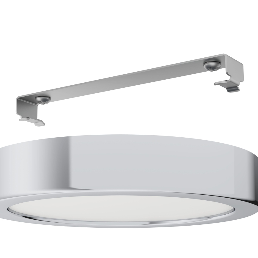 Eglo - LED Kopalniška stropna svetilka LED/11W/230V IP44 sijajni krom