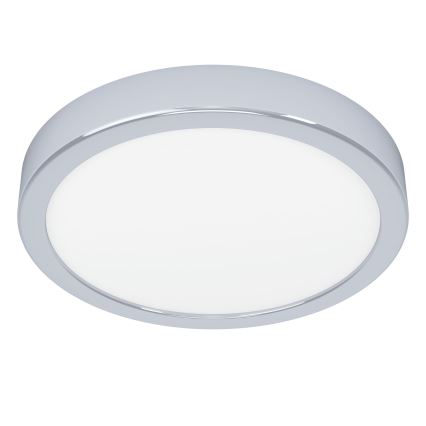 Eglo - LED Kopalniška stropna svetilka LED/17W/230V IP44 sijajni krom