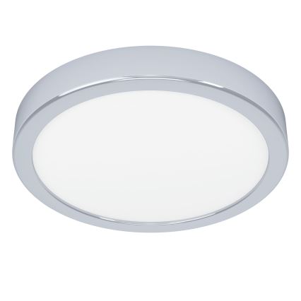 Eglo - LED Kopalniška stropna svetilka LED/17W/230V IP44 krom