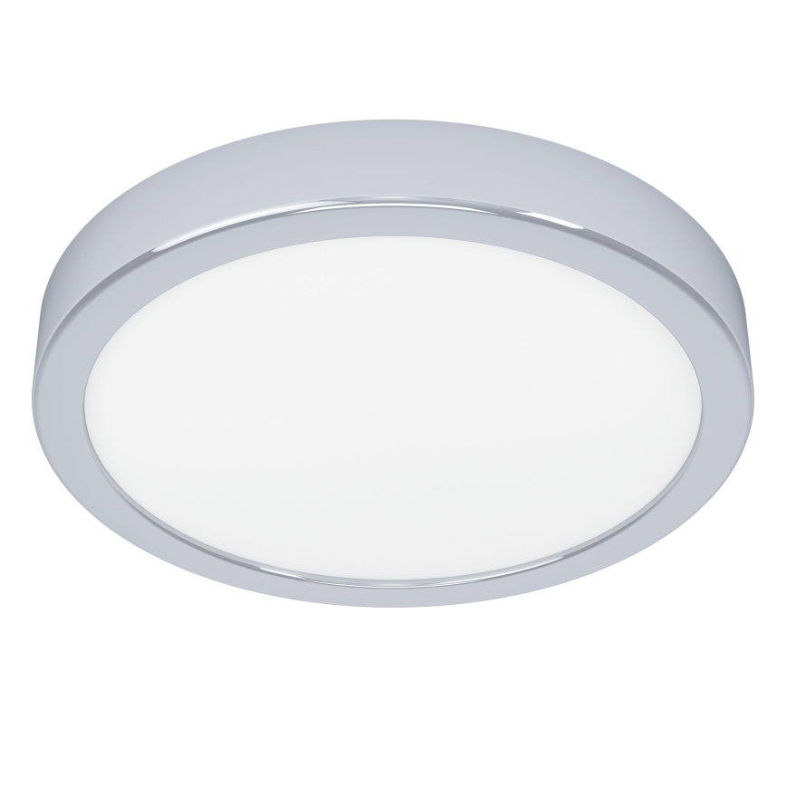 Eglo - LED Kopalniška stropna svetilka LED/17W/230V IP44 sijajni krom