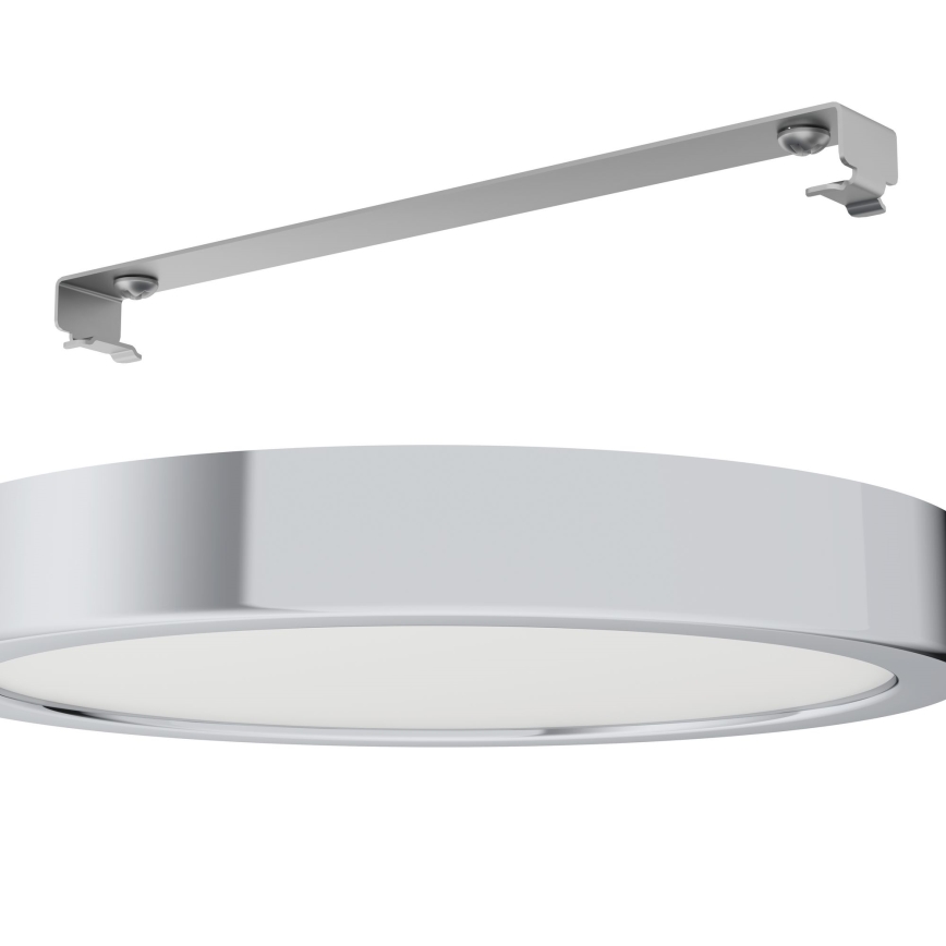 Eglo - LED Kopalniška stropna svetilka LED/17W/230V IP44 sijajni krom