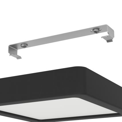 Eglo - LED Kopalniška stropna svetilka LED/11W/230V IP44 črna