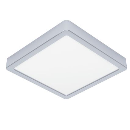 Eglo - LED Kopalniška stropna svetilka LED/17W/230V IP44 sijajni krom