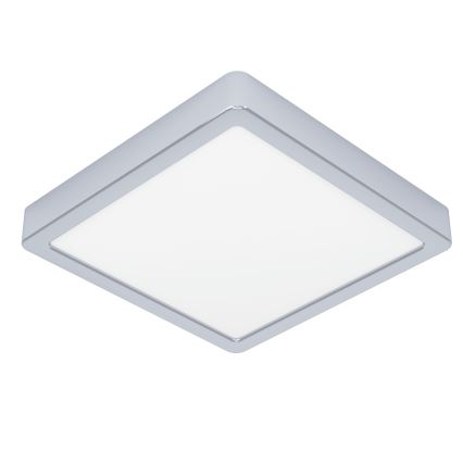 Eglo - LED Kopalniška stropna svetilka LED/17W/230V IP44 krom