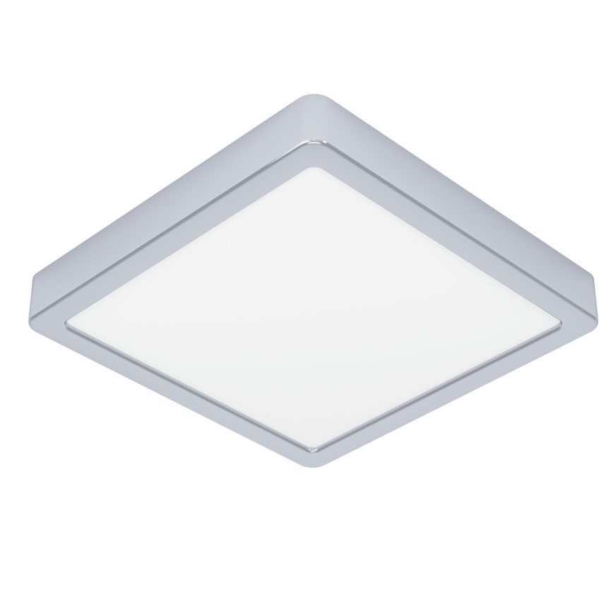 Eglo - LED Kopalniška stropna svetilka LED/17W/230V IP44 sijajni krom