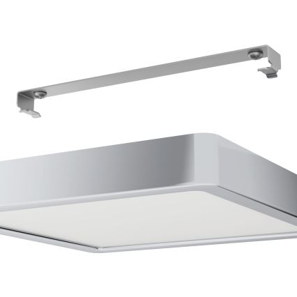 Eglo - LED Kopalniška stropna svetilka LED/17W/230V IP44 sijajni krom