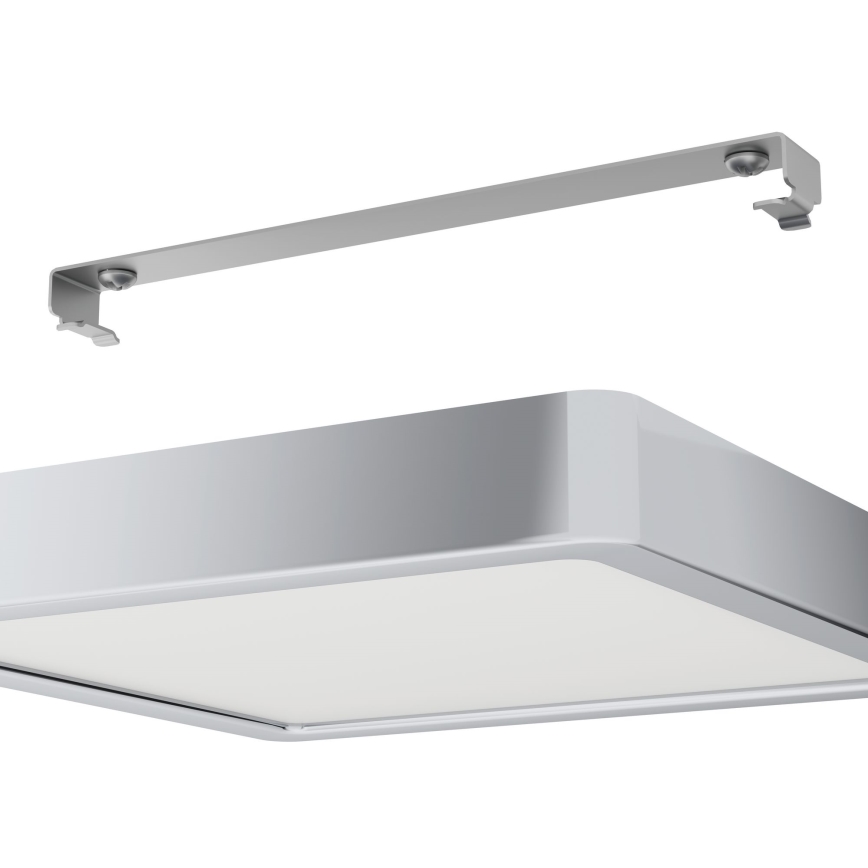 Eglo - LED Kopalniška stropna svetilka LED/17W/230V IP44 sijajni krom