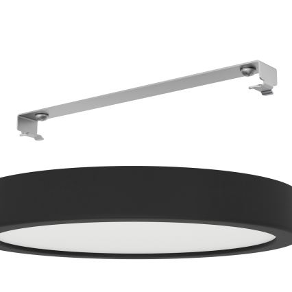 Eglo - LED Kopalniška stropna svetilka LED/17W/230V črna IP44