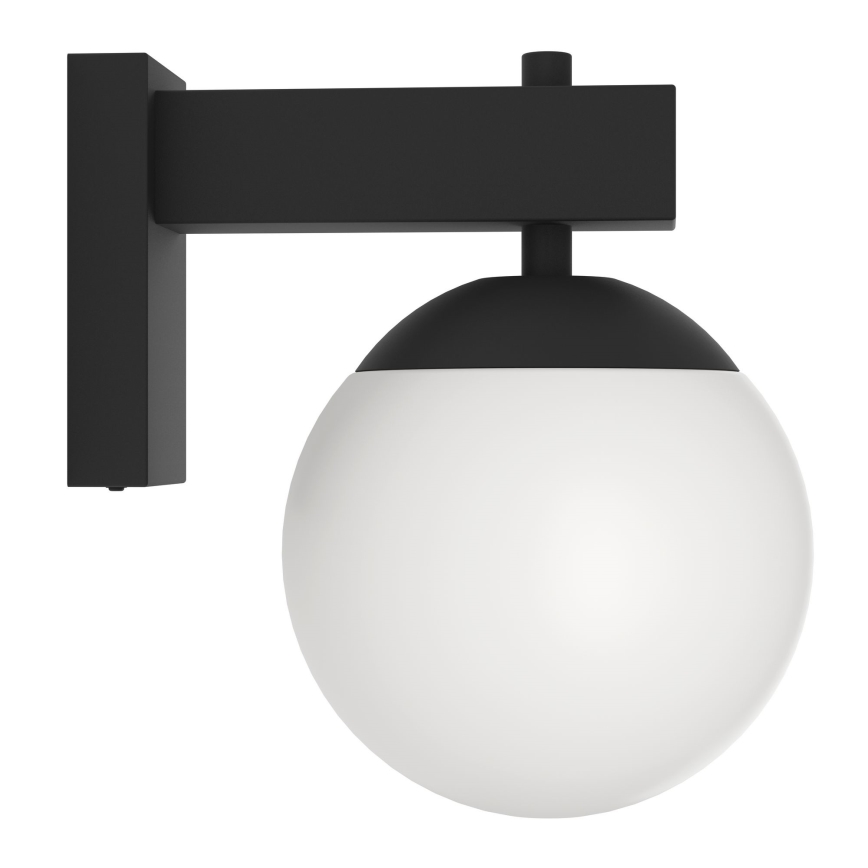 Eglo - Zunanja stenska svetilka 1xE27/40W/230V črna IP44