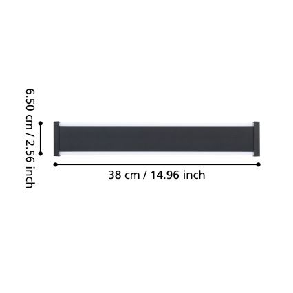 Eglo - LED Zunanja stenska svetilka 2xLED/3,7W/230V 3000K IP55