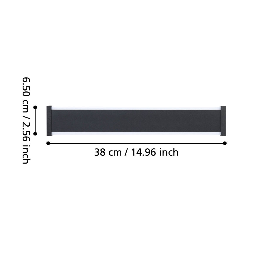 Eglo - LED Zunanja stenska svetilka 2xLED/3,7W/230V 3000K IP55