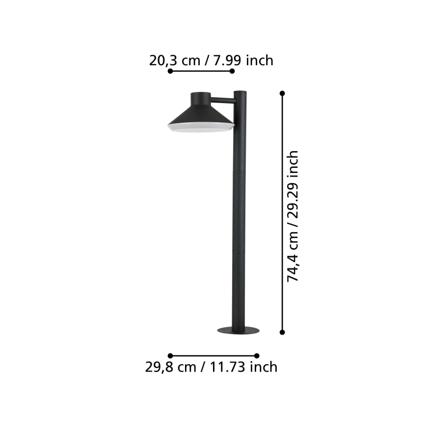 Eglo - LED Zunanja svetilka 1xGU10/4,6W/230V IP44