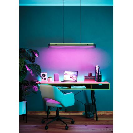 Eglo - LED RGBW Zatemnitveni lestenec na vrvici LED/34W/230V 2700-6500K