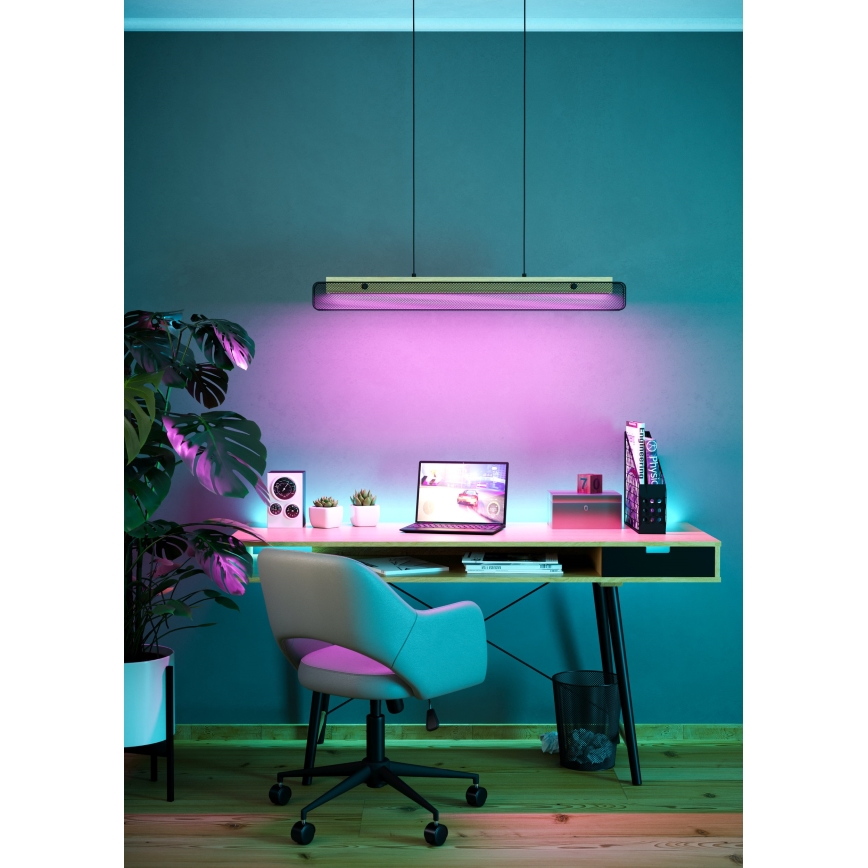 Eglo - LED RGBW Zatemnitveni lestenec na vrvici LED/34W/230V 2700-6500K
