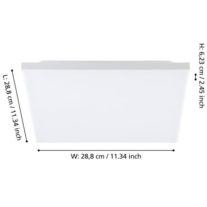 Eglo - LED Stropna svetilka LED/10,8W/230V