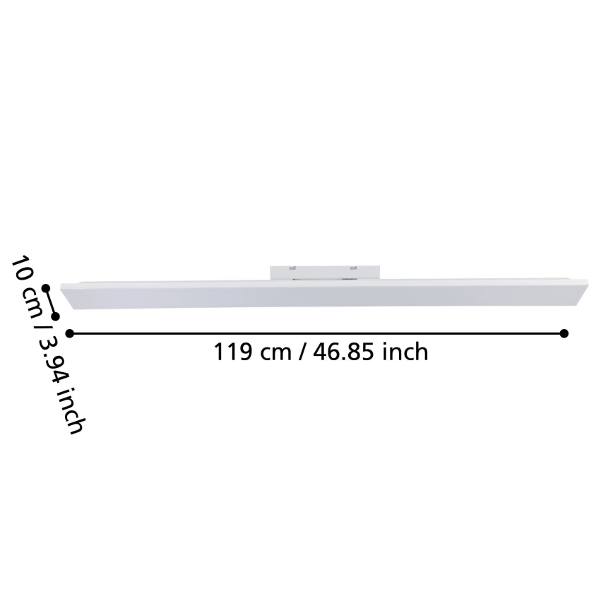 Eglo - LED Stropna svetilka LED/21W/230V 3000K 118,7 cm