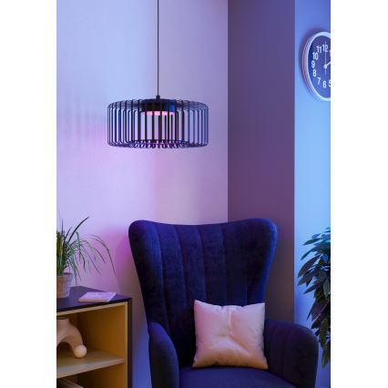 Eglo - LED RGBW Zatemnitveni lestenec na vrvici LED/22W/230V 2700-6500K