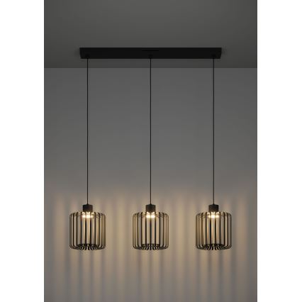 Eglo - LED RGBW Zatemnitveni lestenec na vrvici 3xLED/3,7W/230V 2700-6500K