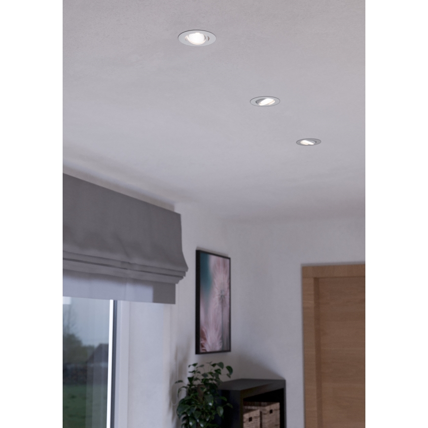 Eglo - SET 3xLED Zatemnitvena svetilka 3xLED/6W/230V bela