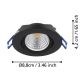 Eglo - SET 3x LED Zatemnitvena vgradna svetilka SALICETO LED/6W/230V