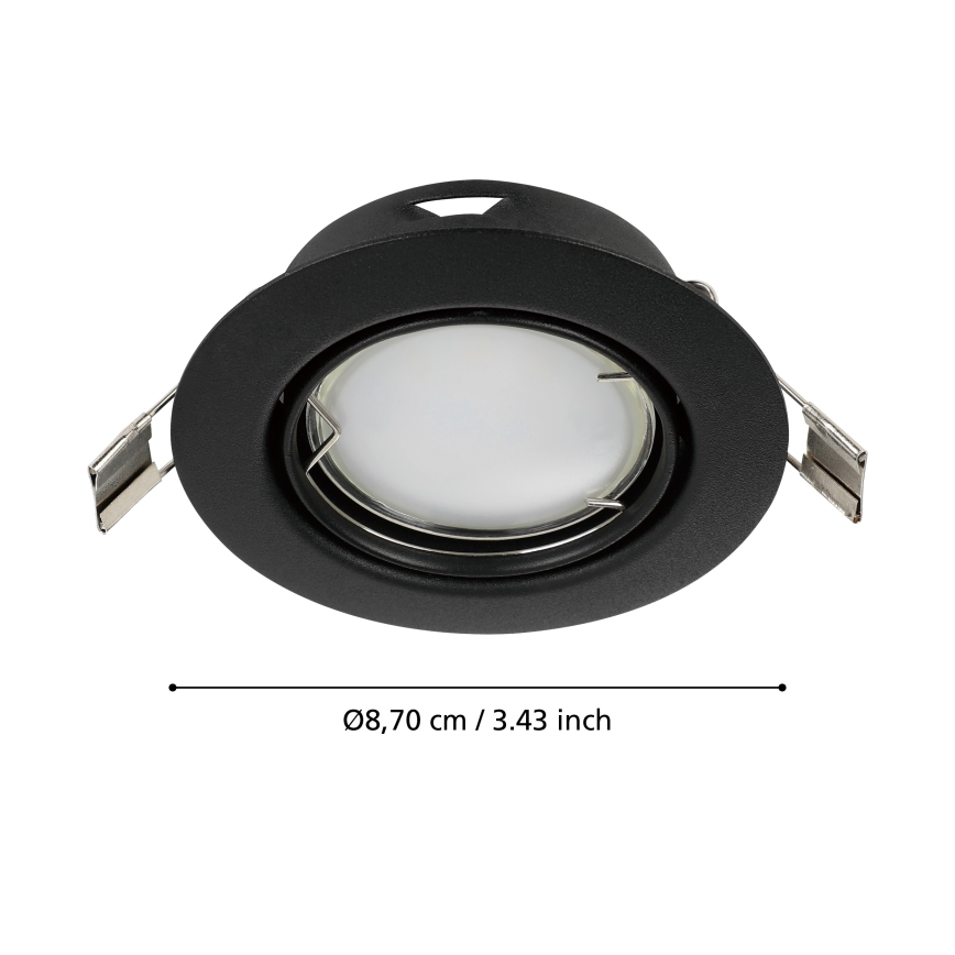 Eglo - KOMPLET 3x LED Vgradna svetilka PENETO 1xGU10/4,6W/230V