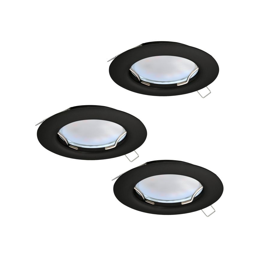 Eglo - SET 3x LED Vgradna svetilka PENETO 1xGU10/2,8W/230V