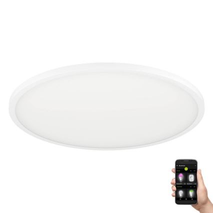 Eglo - LED Zatemnitvena stropna svetilka LED/33,5W/230V pr. 45 cm bela