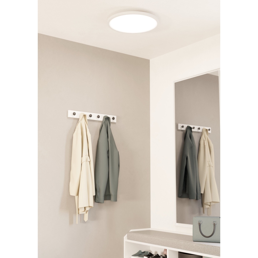 Eglo - LED Zatemnitvena stropna svetilka LED/33,5W/230V pr. 45 cm bela