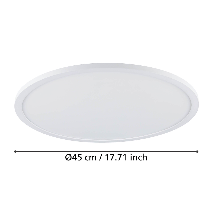 Eglo - LED Zatemnitvena stropna svetilka LED/33,5W/230V pr. 45 cm bela
