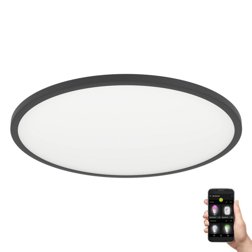 Eglo - LED Zatemnitvena stropna svetilka LED/33,5W/230V pr. 45 cm črna