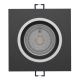 Eglo - LED RGBW Zatemnitvena vgradna svetilka LED/4,7W/230V črna
