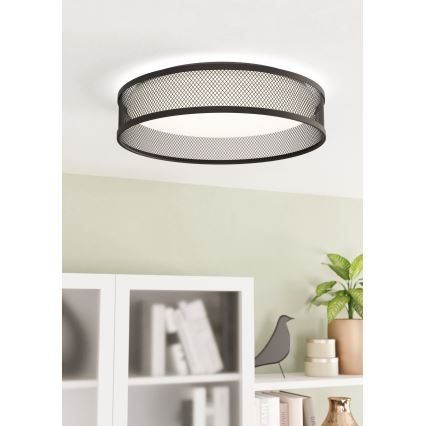 Eglo - LED Stropna svetilka LED/20W/230V črna